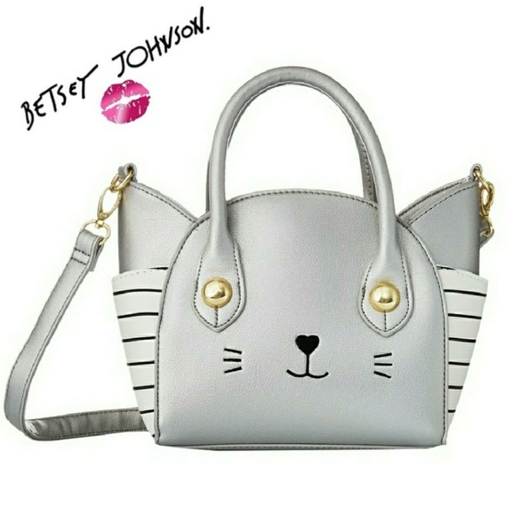 Betsey Johnson Handbags - 🌹NWT-Betsey Johnson Meow Cat Face Satchel!